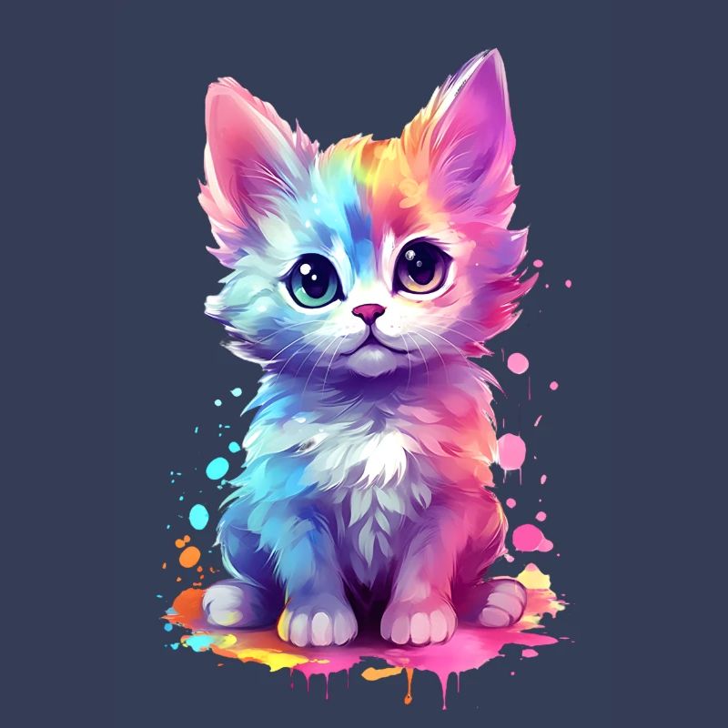 Idée d’impression unique et douce pour chat