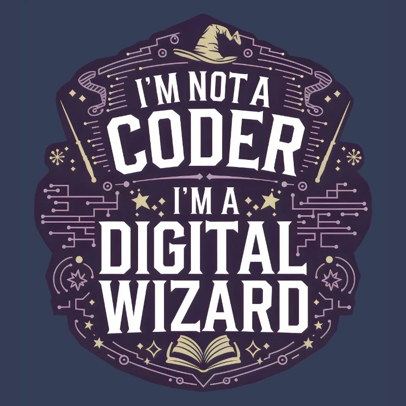 I'm Not a Coder I'm a Digital Wizard Programmer