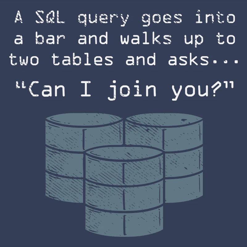 An SQL Query Goes Into A Bar