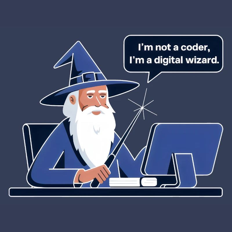 I'm Not a Coder I'm a Digital Wizard Programmer