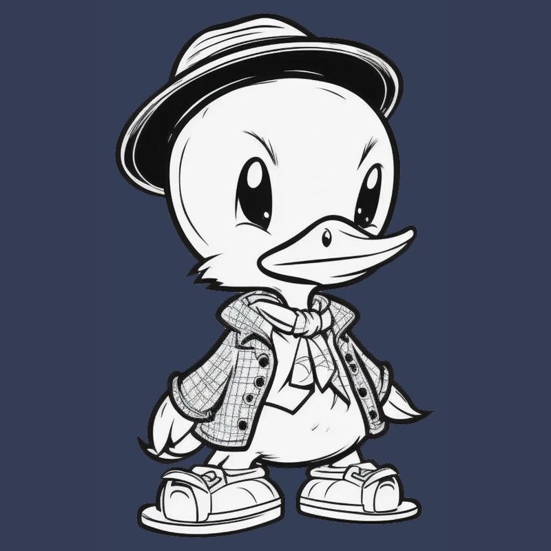 Dapper Duck - Élégant et élégant
