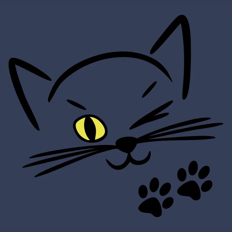 chat mignon, clin d'oeil