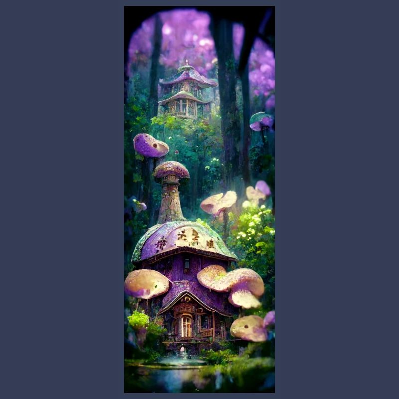 Forêt de champignons (champignons dans la forêt)