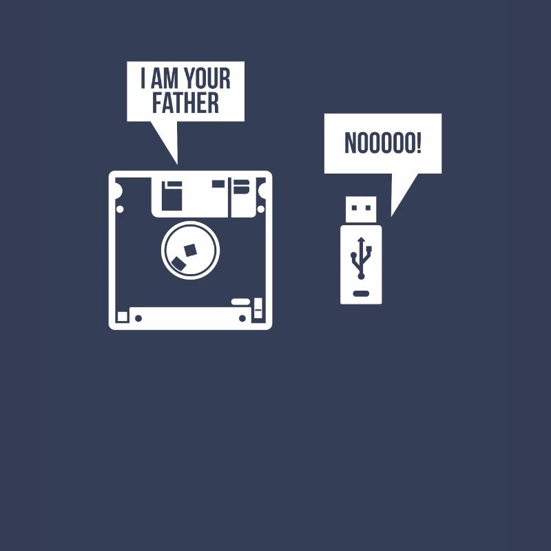 USB-Diskette Ich bin dein Vater Computer Nerd