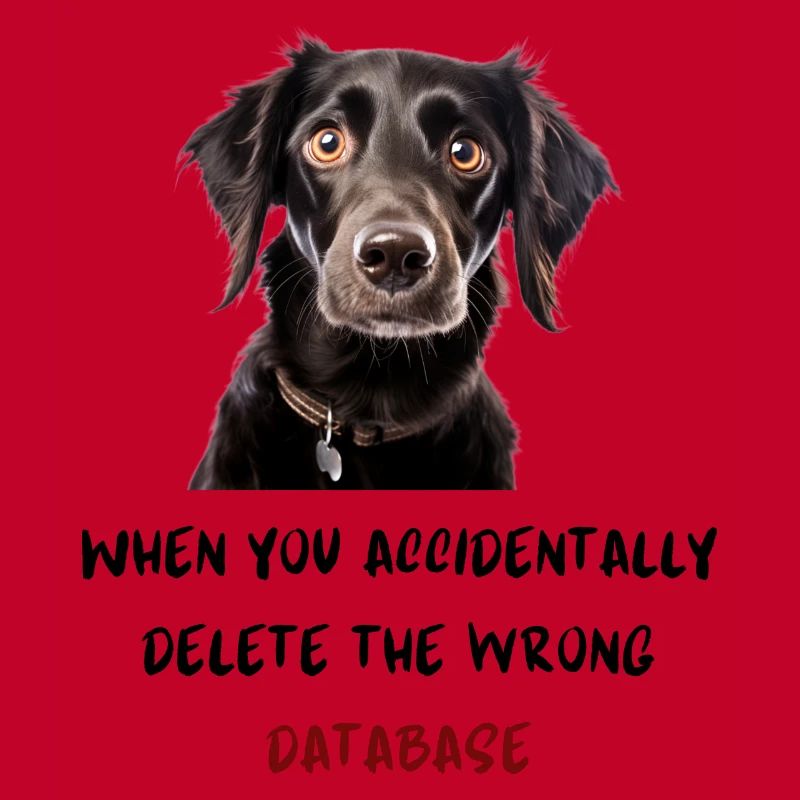 When you accidentally delete the wrong database