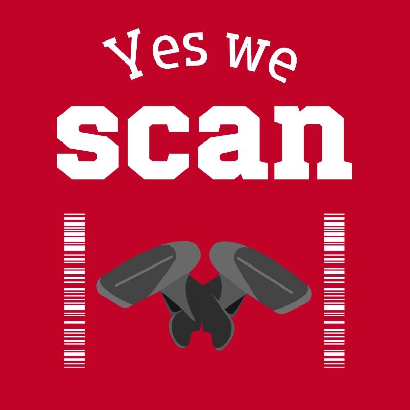 Yes we scan, Scanner, Barcode