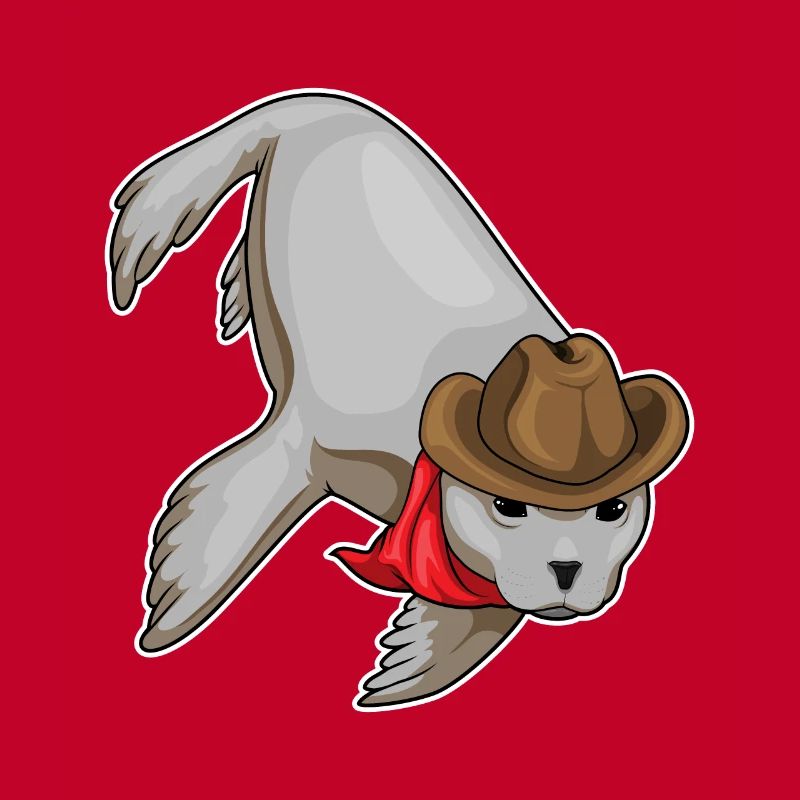 Chapeau de cowboy de phoque