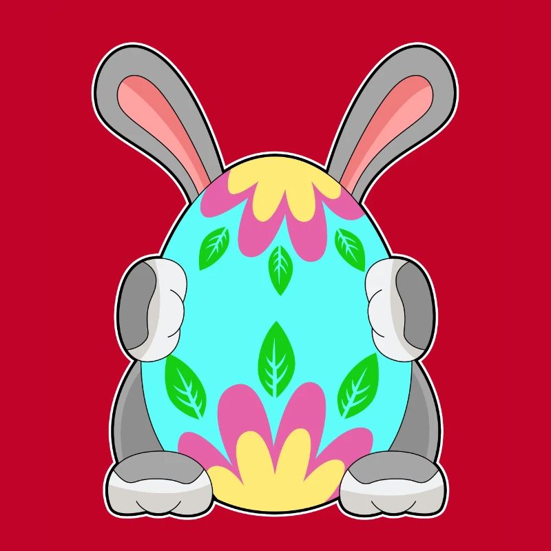 Cachette d’oeuf de Pâques lapin de Pâques