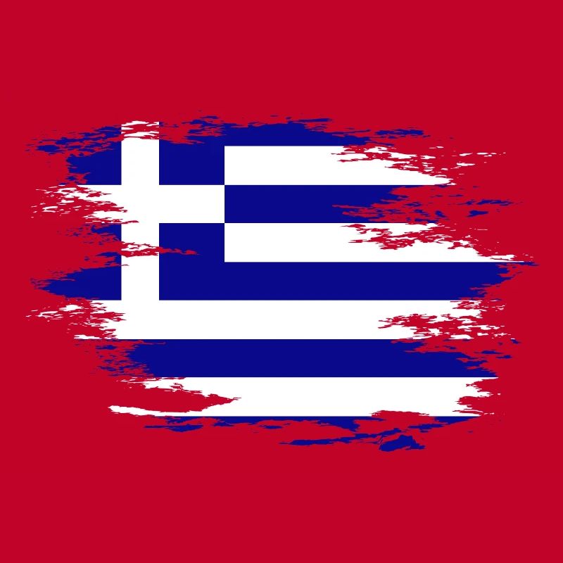 Drapeau de la Grèce utilisé design
