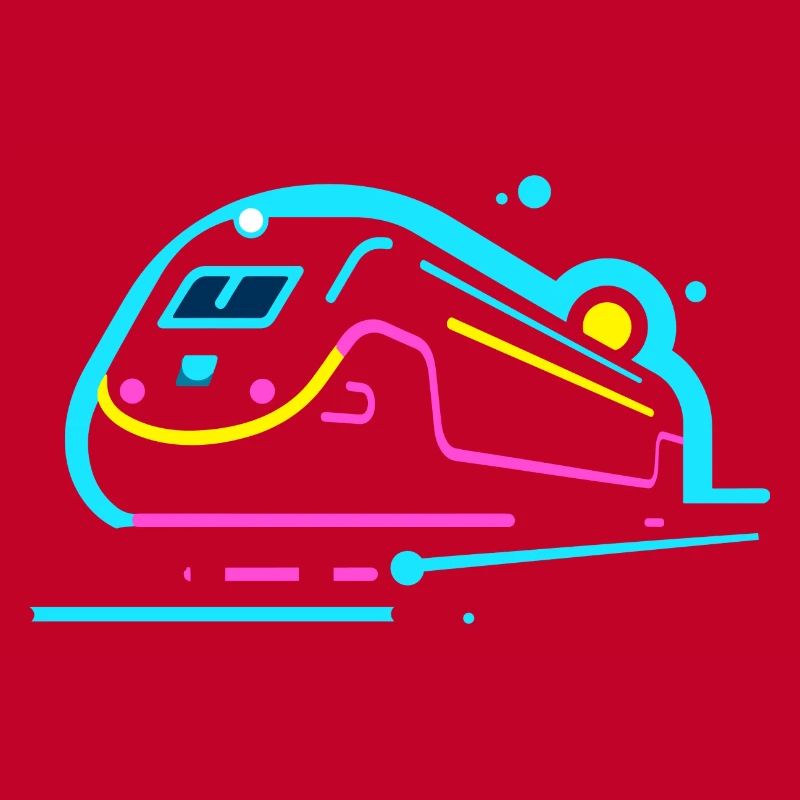 Train Comic Look