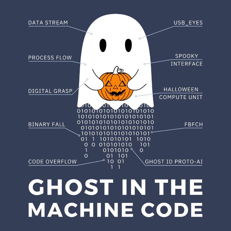 Funny Coder, Programmer Halloween T-Shirt