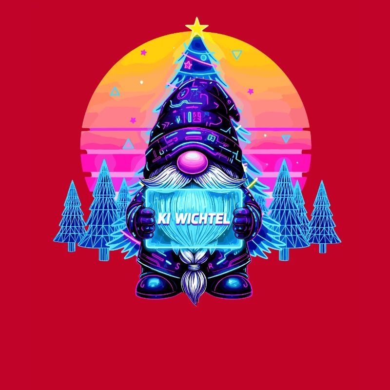 KI GNOME - Synthwave Retrowave 80s