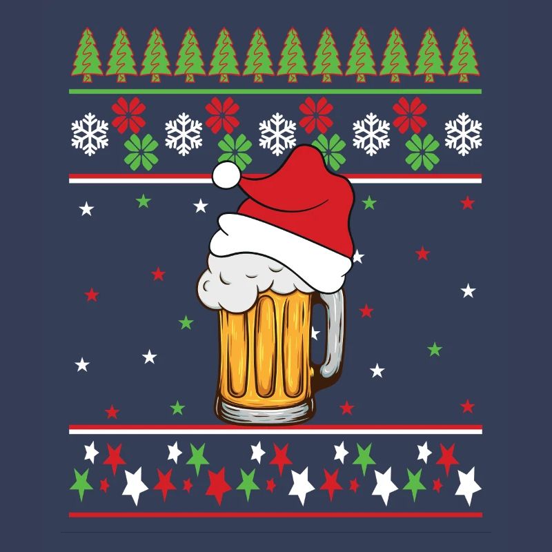 Weihnachten Bier Pullover Hässlich Geschenkidee Lustiger Humor