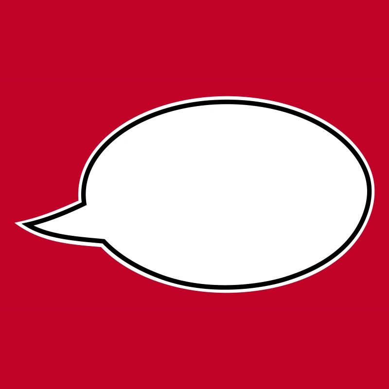 Speech bubble comic right