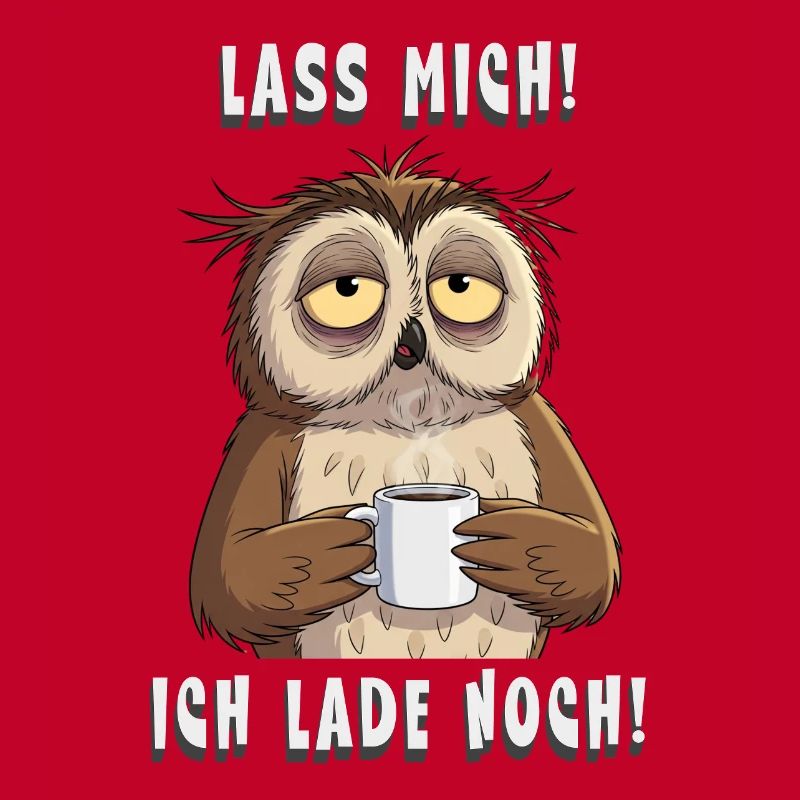 Ich Lade Noch Eule Kaffee Morgenmuffel