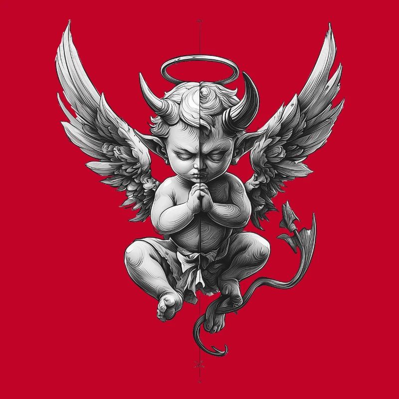 Angels and Devils: Black and White