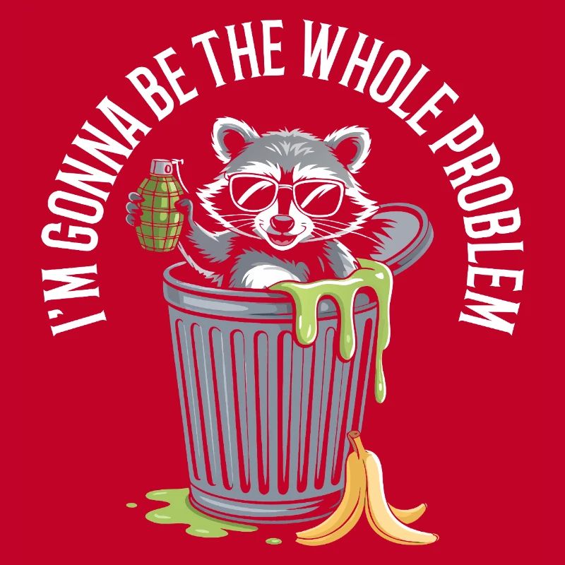 Ich bin das Problem – Lustiges Statement Design