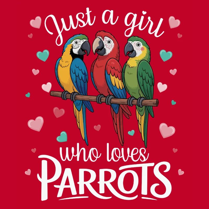 Three Parrots Macaws Parrot Lover Tropical