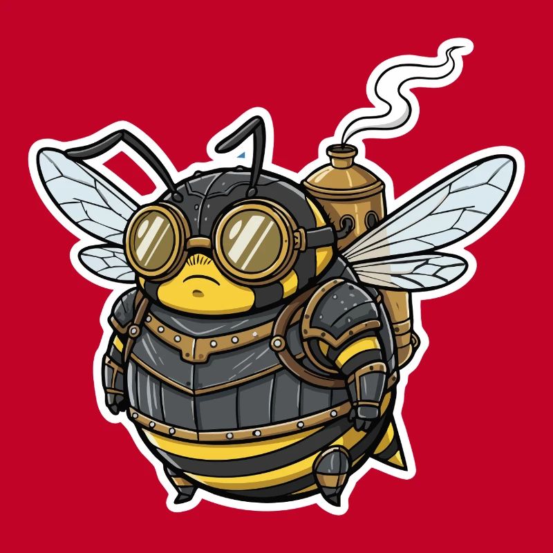 Steampunk Worker Bee Gepanzerte Brille