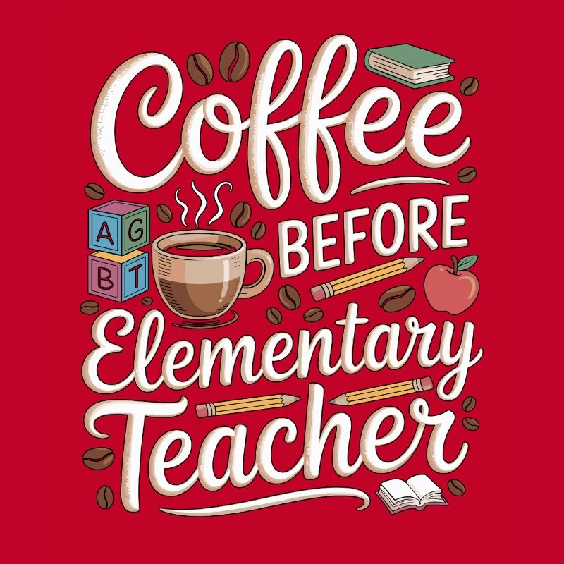 Elementary Teacher Coffee Teaching Coffee Lover