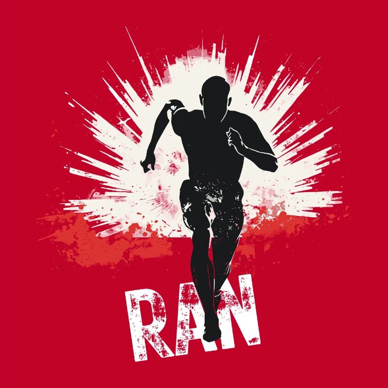 Running Jogging Runner Sprint Design