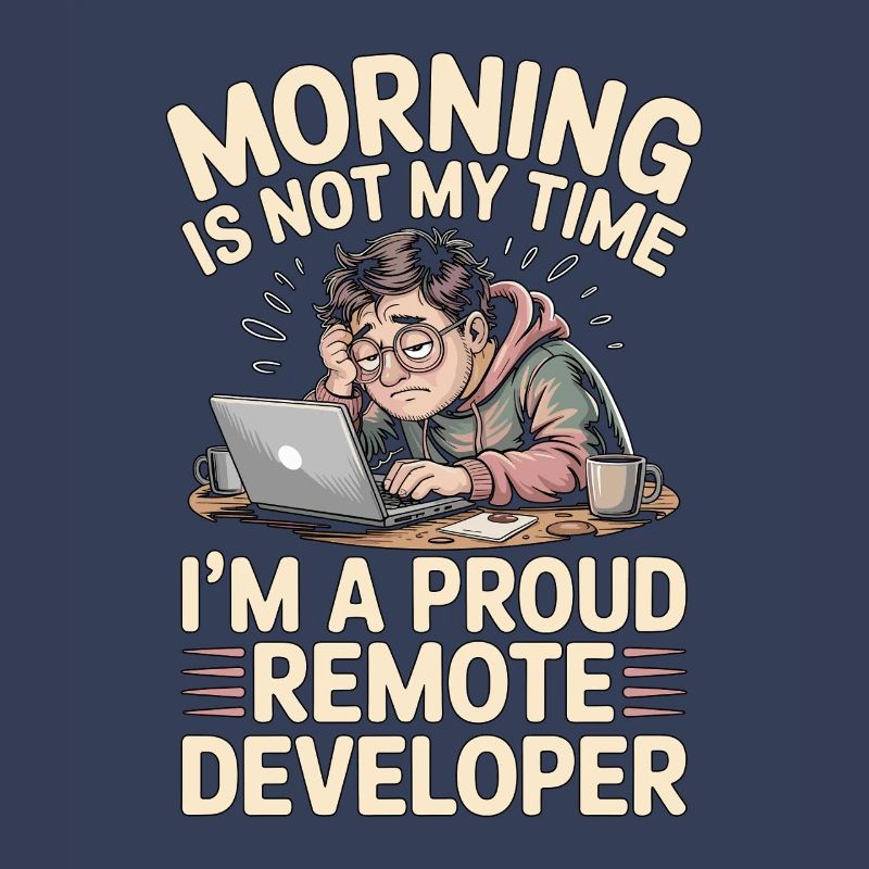 Remote Developer Morning Is Not My Web Developer