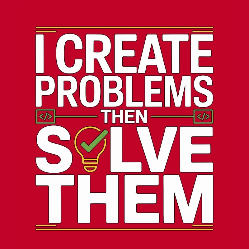 Game Developer I Create Problems Then Game Coder