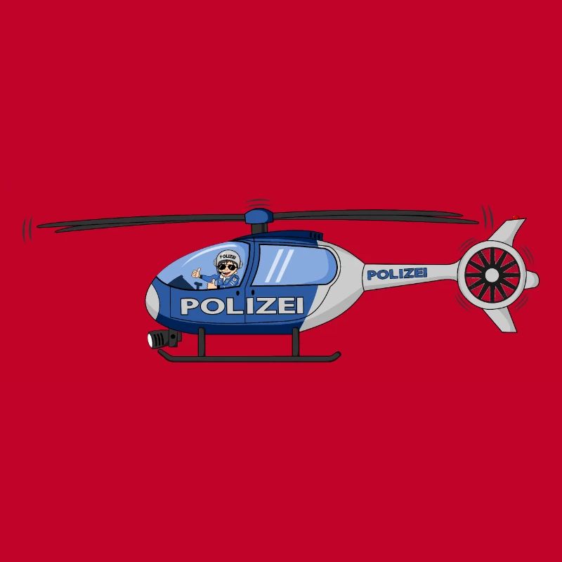 Polizei Hubschrauber Pilot