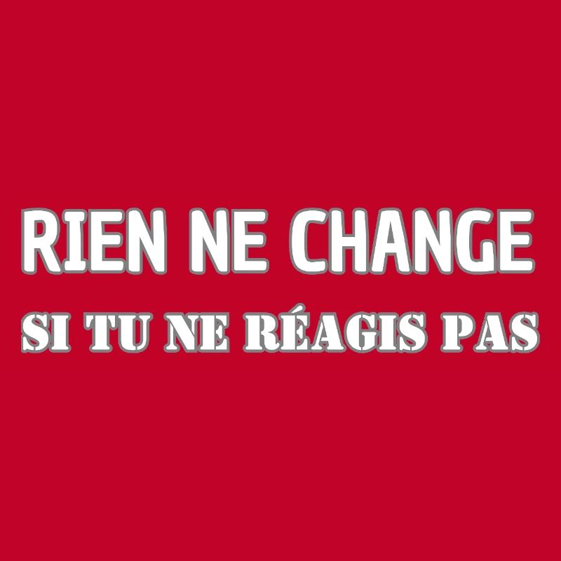 Nothing changes if you don't react