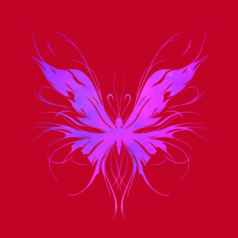 Papillon trash violet