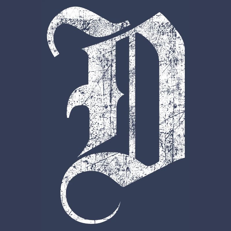 Tshirt alphabet initiale D