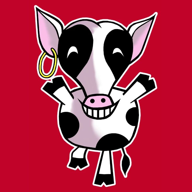 Vache heureuse