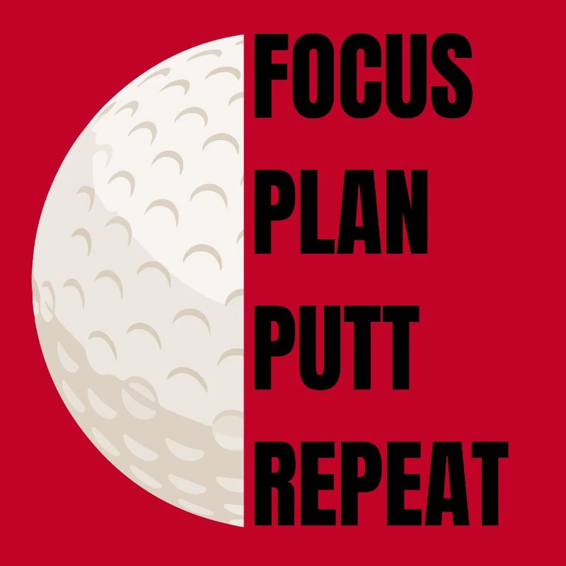 Focus Plan Putt Repeat – Golf Slogan
