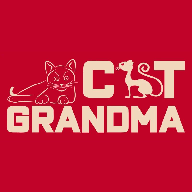 Katzen Mama Katzen Oma Großmutter Mutter Mom Katze