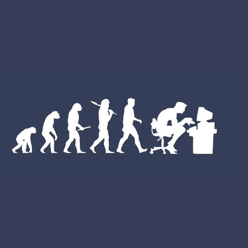 Evolution Computer Nerd! PC Nerd! IT! Technology!