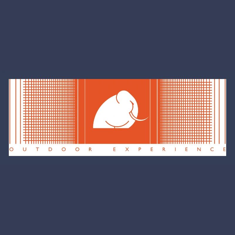 Mamood gradient check pattern orange