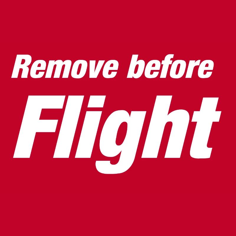 Remove before Flight Renard Idée de cadeau pilot
