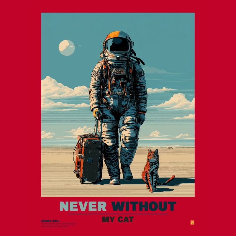 Jamais sans mon chat dans l’espace