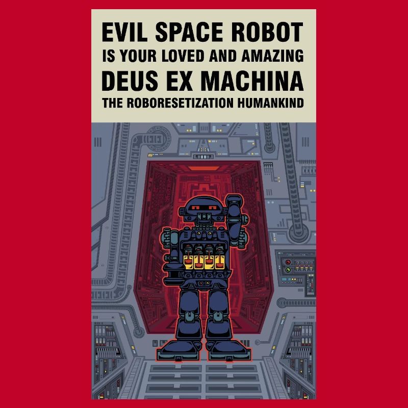 Le méchant robot de l’espace envahit la Terre