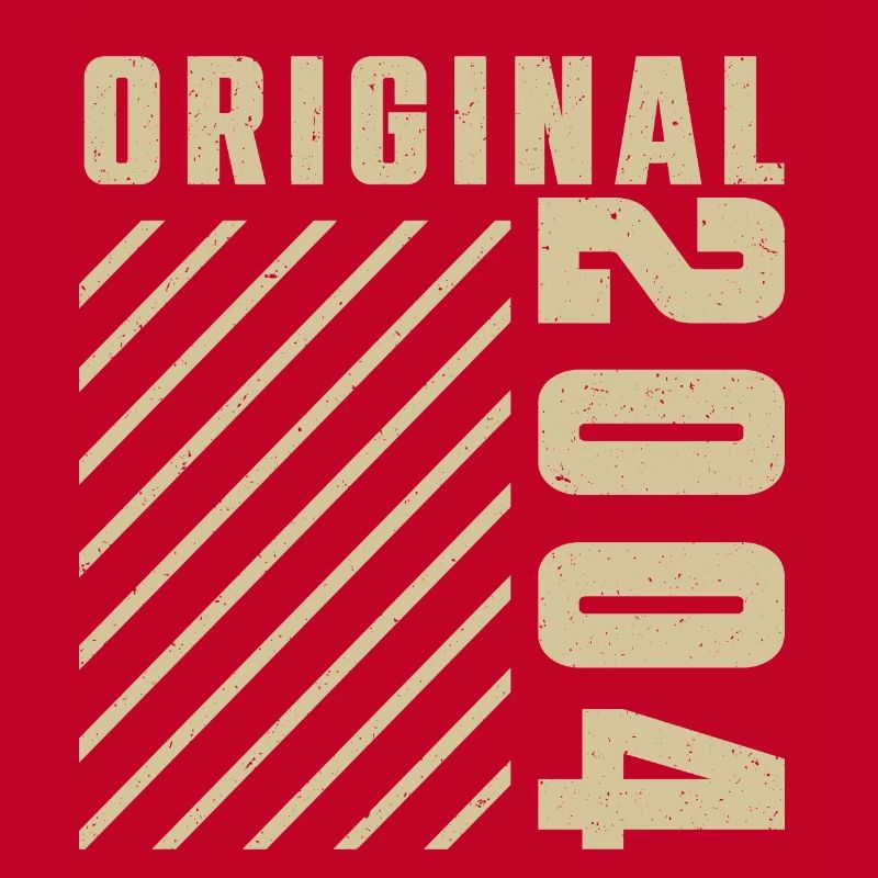 Original 2004 Authentic 2004 Vintage Bursdag