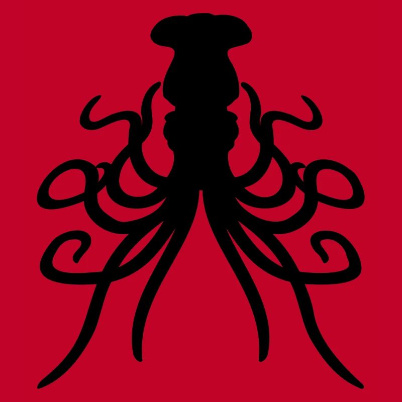 Octopus Octopus Octopus Squid Cephalopod Silhouette