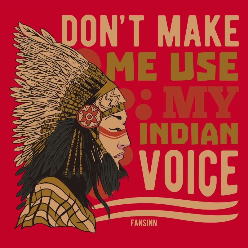 Ne me faites pas utiliser ma voix indienne