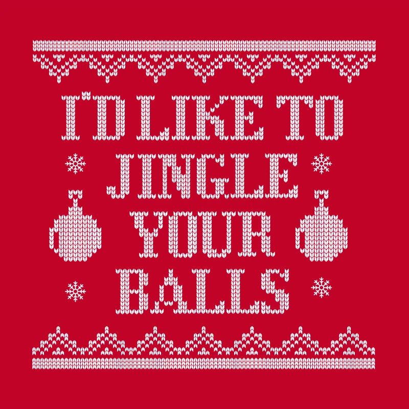 Jingle Your Balls Hässlicher Weihnachtspullover