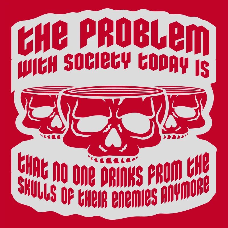 drinks from enemies skulls