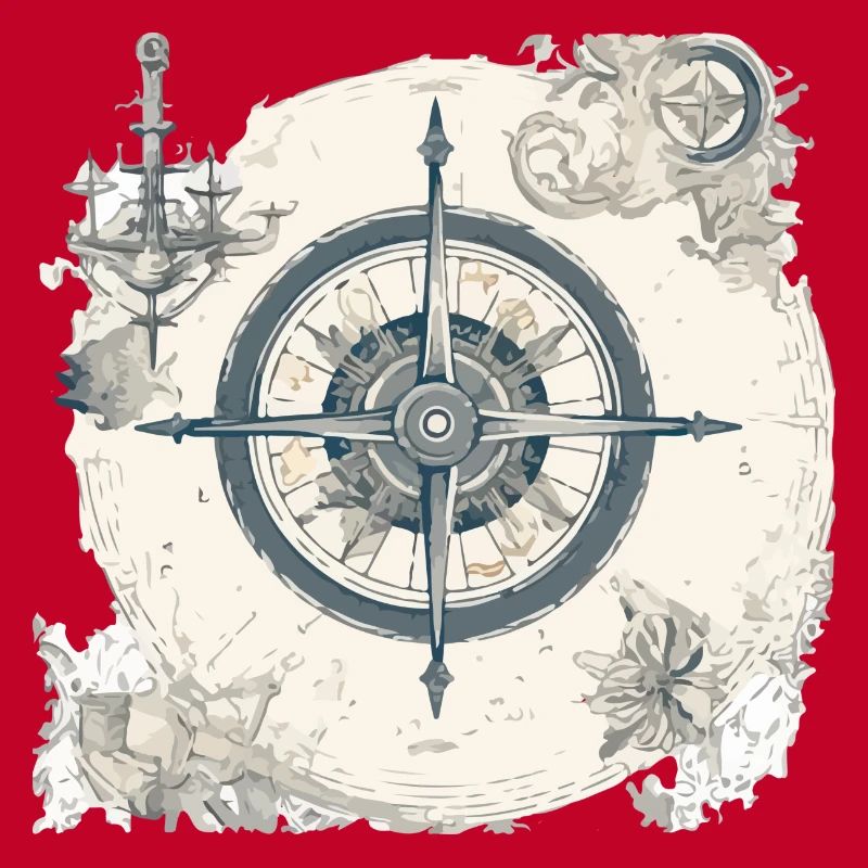 Old nautical chart