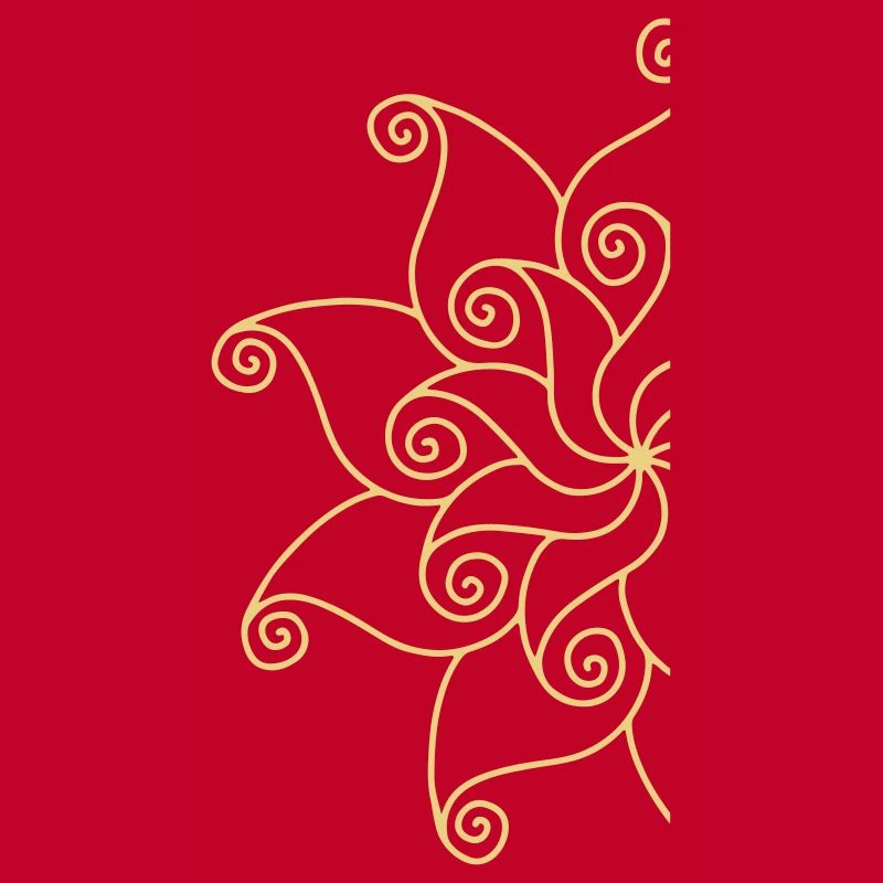 Fragment de fleur de mandala