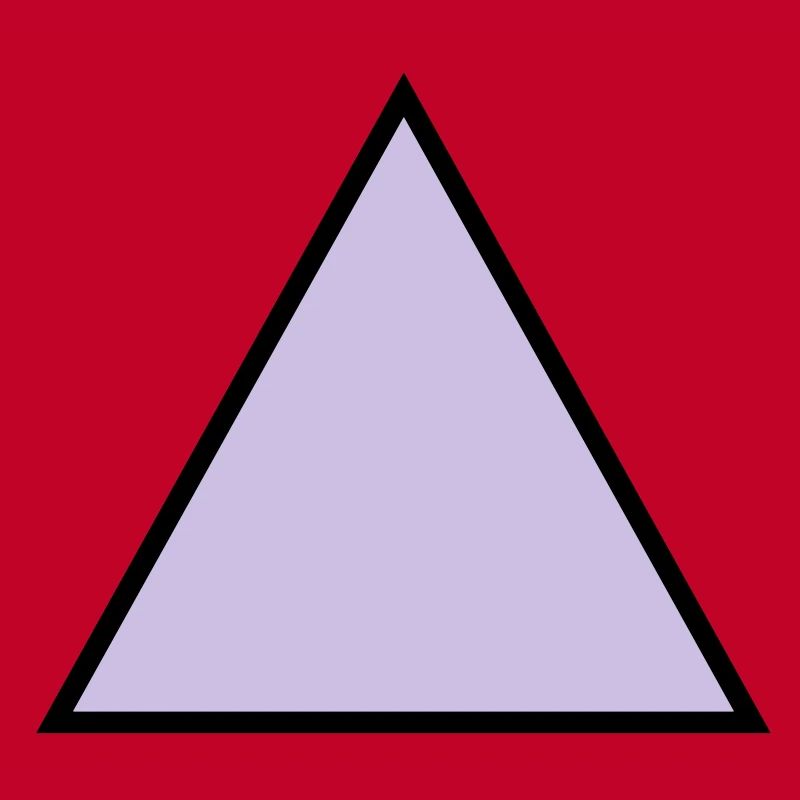 hipster triangle dreieck form