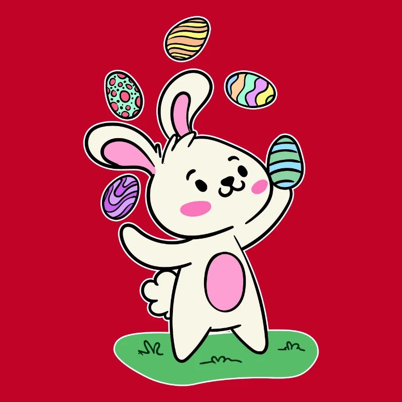 Easter bunny Easter bunny Easter eggs Happy Easter