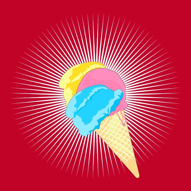 Cornet de crème glacée cornet de crème glacée molle de la crème glacée