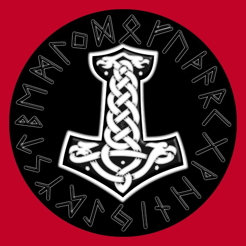 Mjölnir Celtique Nœud Runique